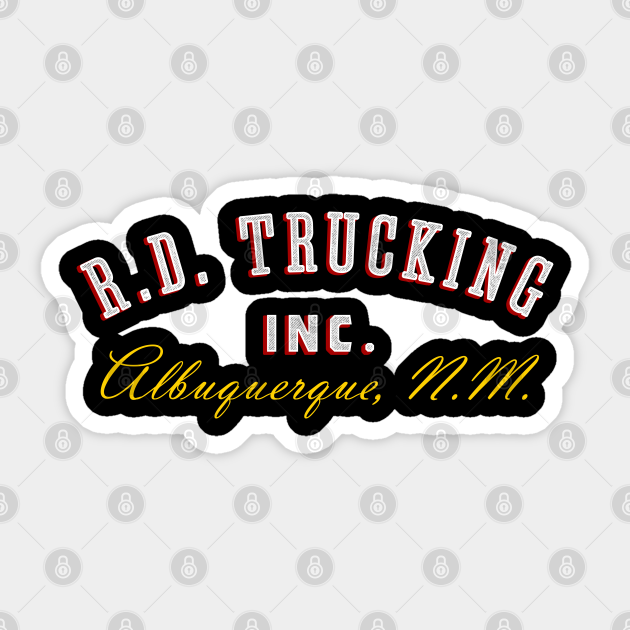 R.D Trucking inc Convoy Sticker TeePublic